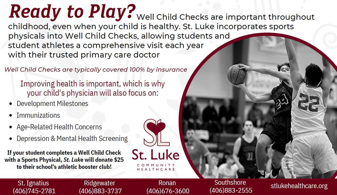 Get your well child checks for sports