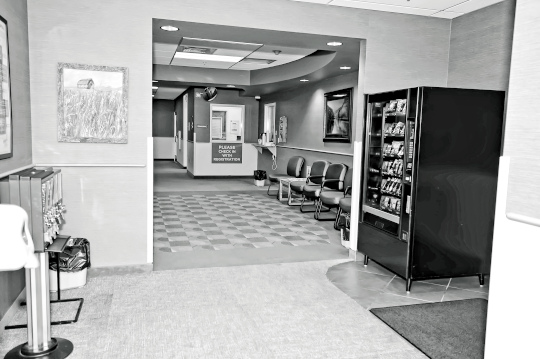 St. Lukes's Convenient Care Lobby is clean and inviting